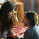 (Emily Hampshire, Aaron Stanford) (Photo: Steve Wilkie/Syfy)